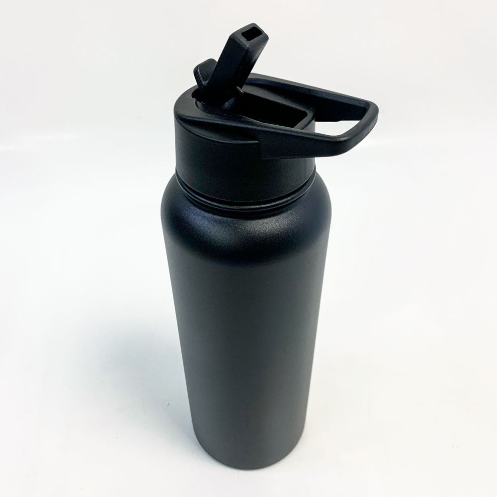 CALIYO stainless steel water bottle 1150 ml thermos flask high capacity direct drinking type straw type thermal for 6-12 hours
