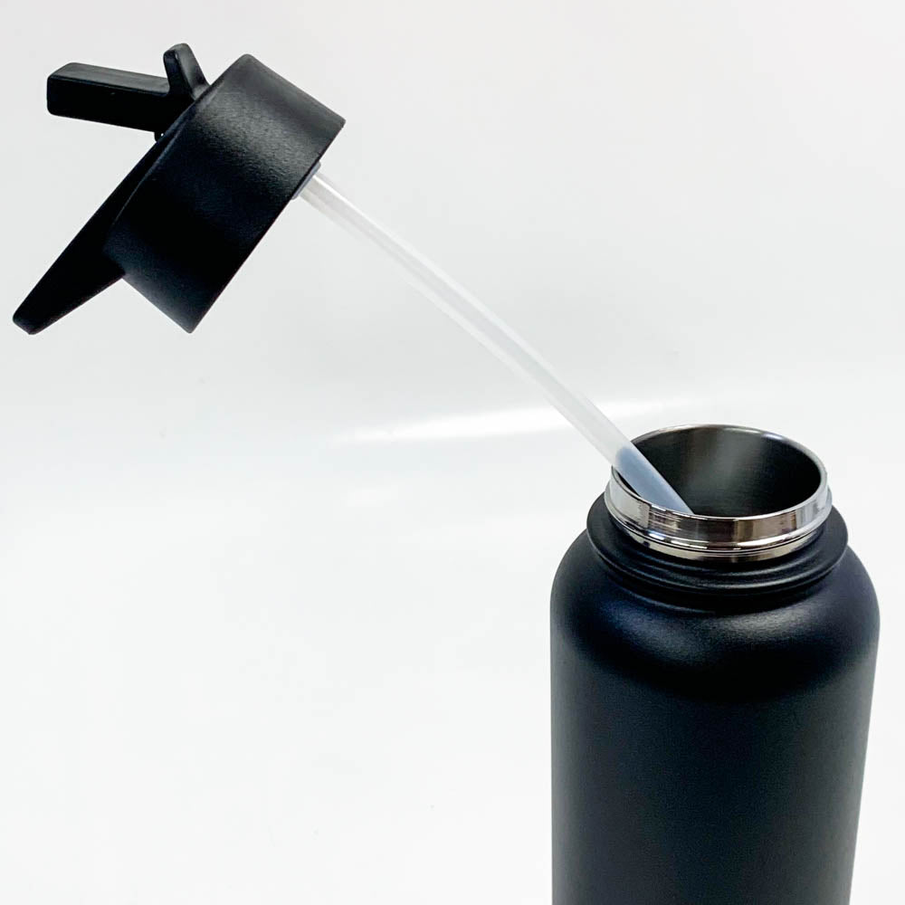 CALIYO stainless steel water bottle 1150 ml thermos flask high capacity direct drinking type straw type thermal for 6-12 hours