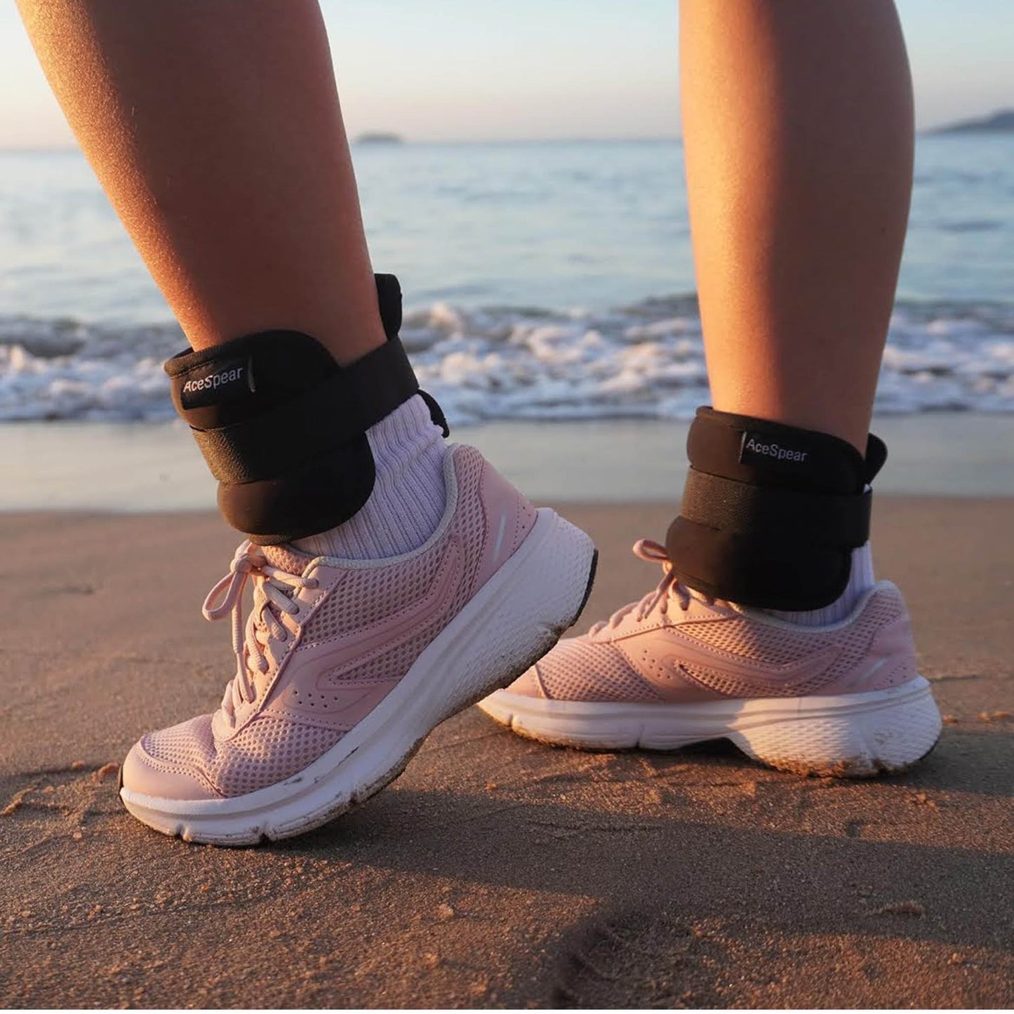 AceSpear Gewichtsmanschetten, 1,5kg, Gewichte für Beine und Arme, ideal für Damen und Herren, vielseitig einsetzbar im Fitness.