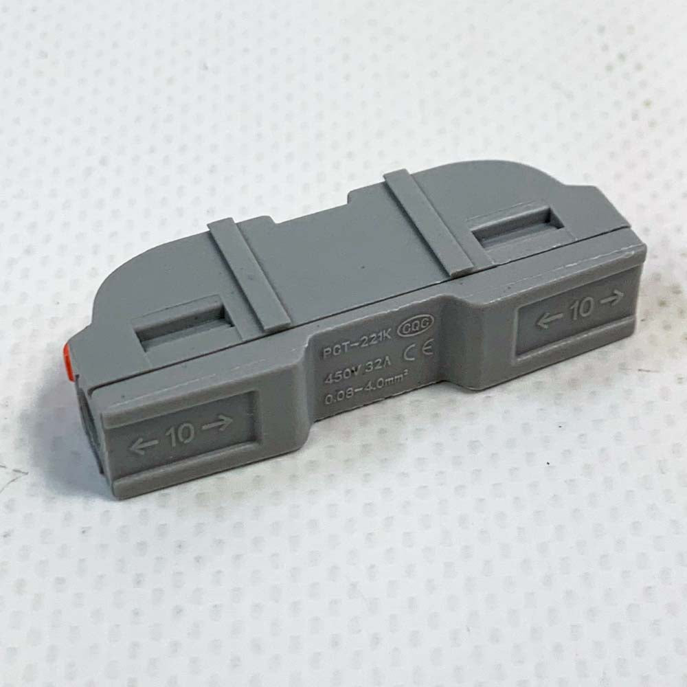 Kabel Verbinden Verbindungsklemmen 450V 32A Schnellverbinder Klemmen Kompakt Cable Stromkabel Verbinder Mit Hebel Elektrische Anschlussblöcke 4mm² Leiter Klemme 40 Stück