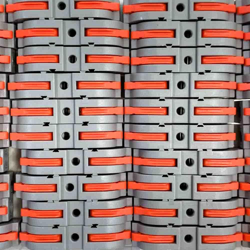 Kabel Verbinden Verbindungsklemmen 450V 32A Schnellverbinder Klemmen Kompakt Cable Stromkabel Verbinder Mit Hebel Elektrische Anschlussblöcke 4mm² Leiter Klemme 40 Stück