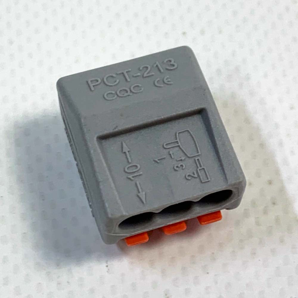 Connection terminal 3 ports cable connector 250V 32A compact quick connection terminals lever terminal 0.08-4.0 mm² conductor clamp 30 pieces