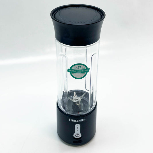 FITBLENDER A7 tragbarer Mixer, 500ml, 7,4V, Schwarz – kompakt, leistungsstark, ideal für Smoothies und Shakes.