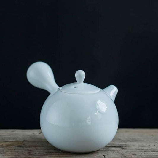 Chaiblend Teeset, 6-teilig, Teekanne, 4 Tassen, Servierteller, Baby Blau, stilvolles Design, ideal für Teeliebhaber.