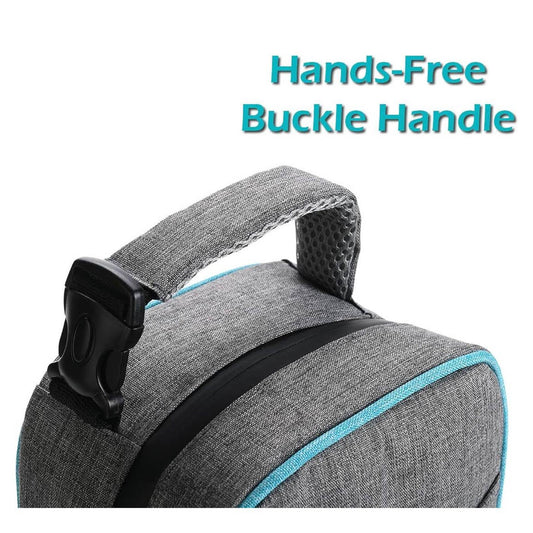 Geruchsdichte Tasche mit Zahlenschloss, abschließbarer Boxbeutel, Reise-Aufbewahrung (23 x 16 x 12 cm), für Frauen und Männer.