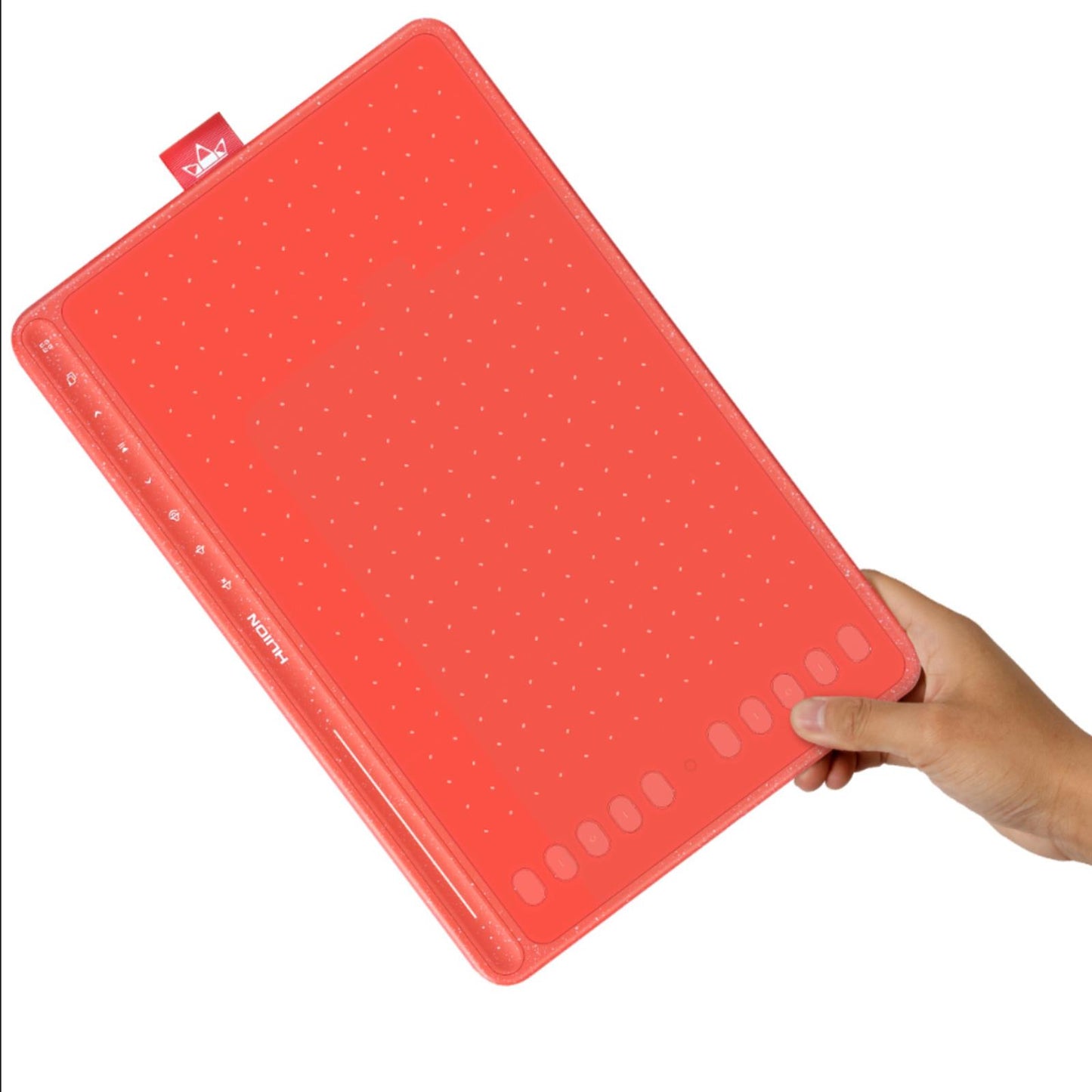 HUION HS611 Grafiktablett, Modellnr HS611, Produkttyp Grafiktablett, Merkmale kompatibel mit Windows, MacOS und Android, Farboptionen Rot/Orange