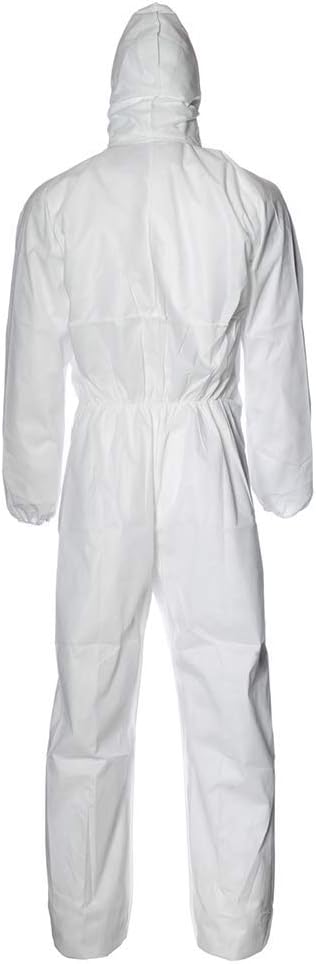 DuPont ProShield 20 Schutzanzug XXL, mit Kapuze, Kat. III, Typ 5/6, weiß, Einweg-Overall, Schutzkleidung