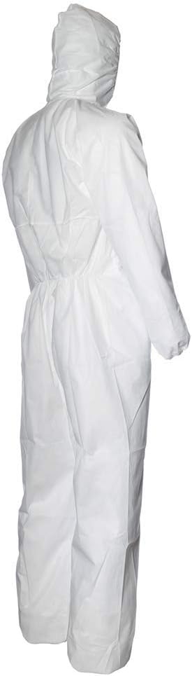 DuPont ProShield 20 Schutzanzug XXL, mit Kapuze, Kat. III, Typ 5/6, weiß, Einweg-Overall, Schutzkleidung