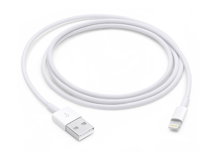 Apple Lightning - USB-A Kabel, 1 m, zum Laden und Synchronisieren von iOS-Geräten, langlebig und flexibel.