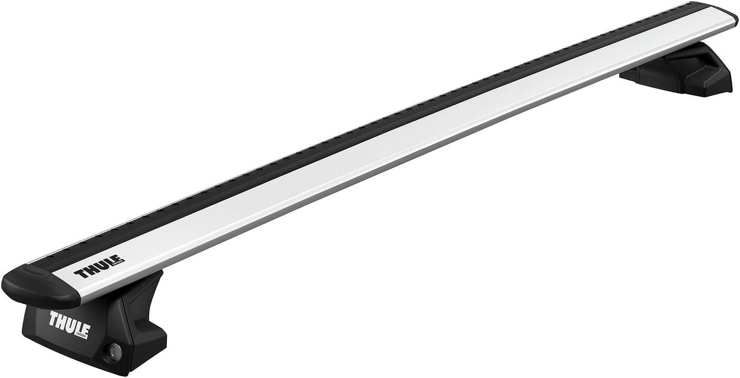 Thule 710600 Evo Flush Rail Fußsatz – 4er-Set, universal für Fahrzeuge, schwarz, One-Size