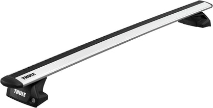 Thule 710600 Evo Flush Rail Fußsatz – 4er-Set, universal für Fahrzeuge, schwarz, One-Size