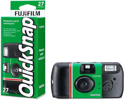 Fujifilm QuickSnap Flash - Einwegkamera (35mm) mit integriertem Blitz, sofort einsatzbereit
