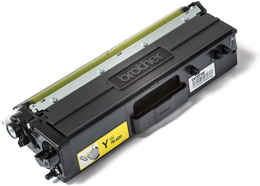 Brother TN-423Y Toner, Gelb, für ca. 4.000 Seiten, kompatibel mit diversen Brother Laserdruckern, hohe Reichweite