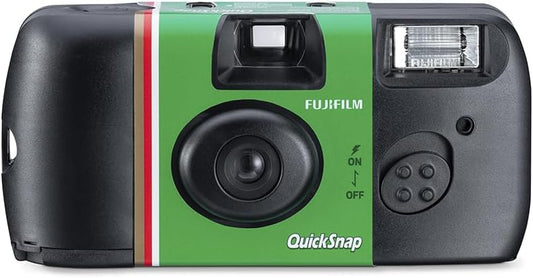 Fujifilm QuickSnap Flash - Einwegkamera (35mm) mit integriertem Blitz, sofort einsatzbereit