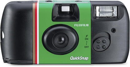 Fujifilm QuickSnap Flash - Einwegkamera (35mm) mit integriertem Blitz, sofort einsatzbereit