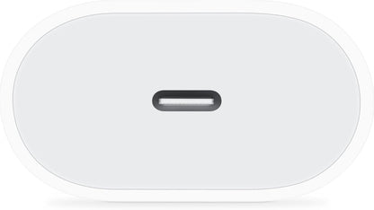 Apple 20W USB‑C Power Adapter, kompakt, schnellladefähig, ideal für iPhone und iPad, Vorgängermodell.