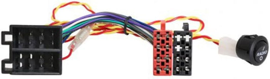 RTA 004.020-3 Autoradio Adapterkabel, ISO-ISO, Schalter, für Wohnmobile, Radiobetrieb ohne Zündung