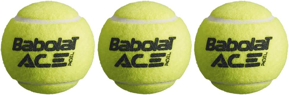 Babolat 501104 Ace Padel – 3er Ball-Kanister, Padelbälle im Aufbewahrungsbehälter