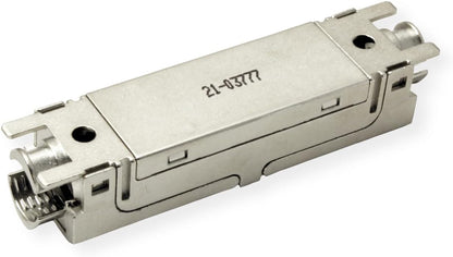 EasyLan CKEFFL00 Netzwerk Transmitter & Receiver, Cat6a, 90m, 10/100/1000 Mbit/s, IP20, silber, Netzwerkverlängerung