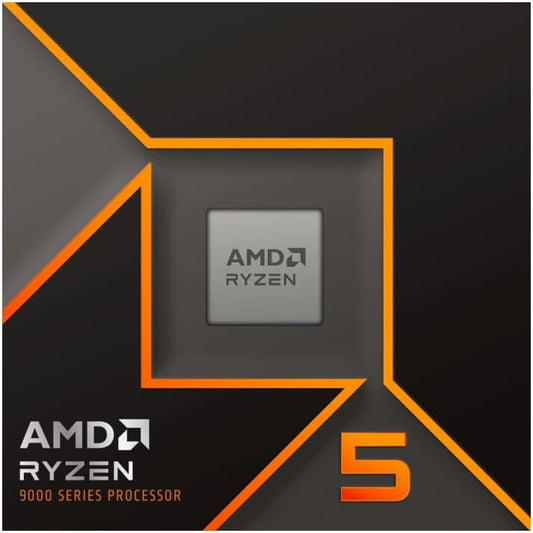 AMD Ryzen 5 9600X, Prozessor, 6 Kerne/12 Threads, 65 W TDP, AM5, 38 MB Cache, bis 5,4 GHz Boost, lüfterlos.