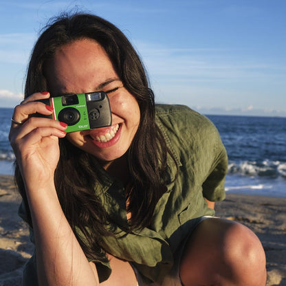 Fujifilm QuickSnap Flash - Einwegkamera (35mm) mit integriertem Blitz, sofort einsatzbereit