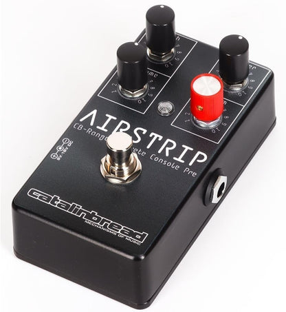 Catalinbread Airstrip Effektpedal, CB-Range, diskreter Konsolen-Vorverstärker, Höhenfilter, Trimmregler, schwarz