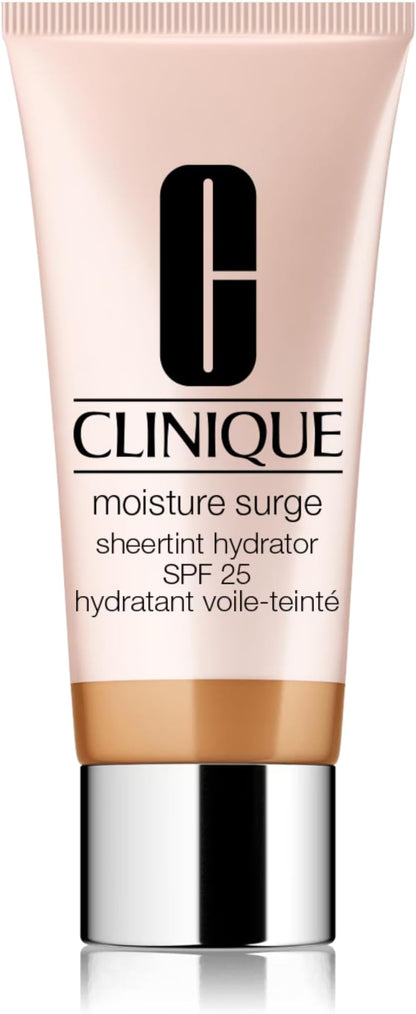 Clinique KEX904 Moisture Surge Sheertint Hydrator SPF 25, 40ml, getönte Feuchtigkeitspflege mit Hyaluronsäure & Aloe, leichte Deckkraft, natürliches Finish