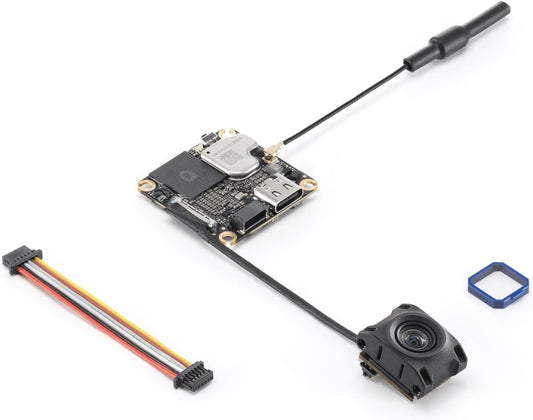 DJI O4 Air Unit, FPV-Drohnen Übertragungssystem, 4K/60fps Video, 10 km Reichweite, 20 ms Latenz, 8,2 g, 1/2"-CMOS-Sensor