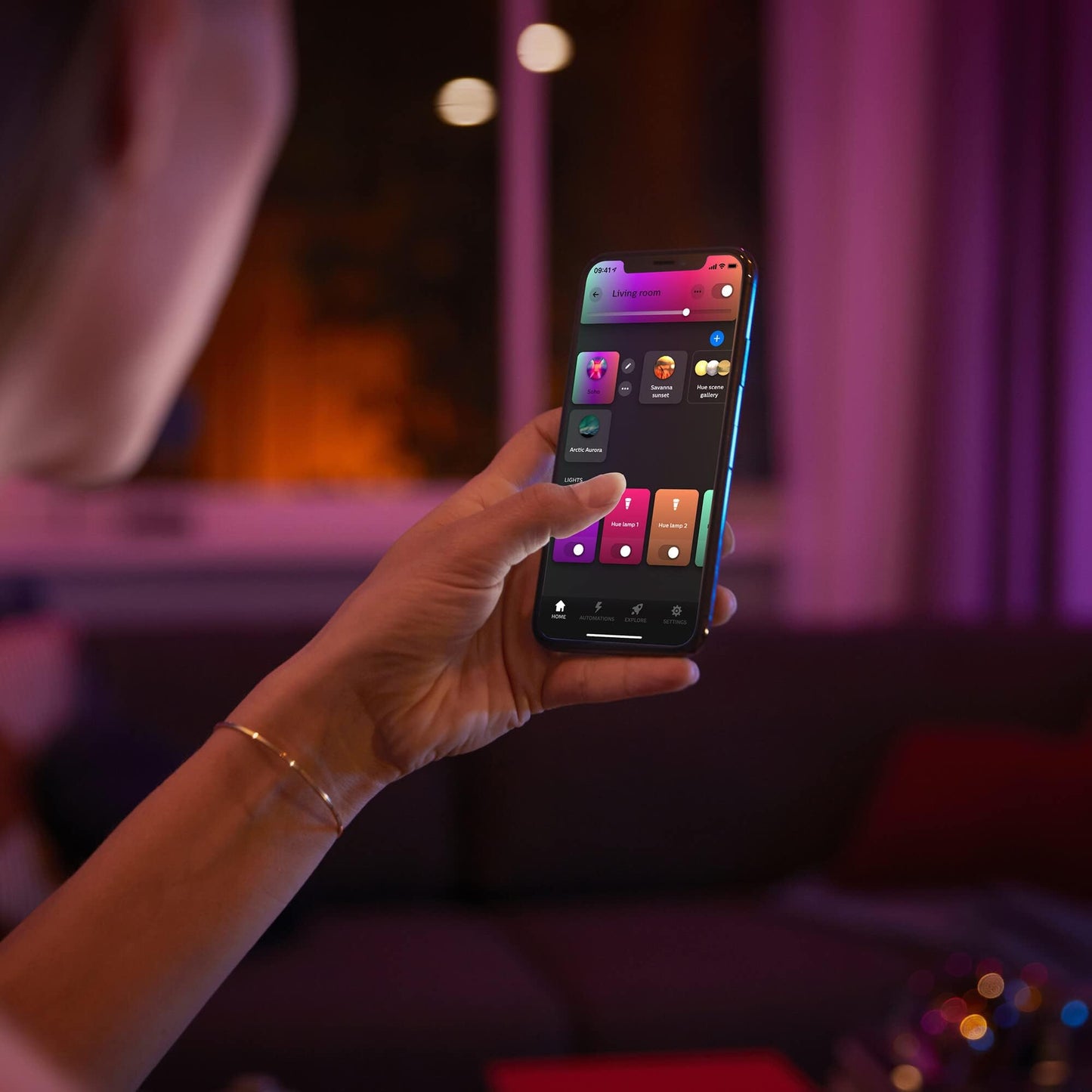 Philips Hue Perifo Spot 929003115801, Erweiterung, dimmbar, 16 Mio. Farben, App-Steuerung, Alexa, HomeKit, Google, weiß