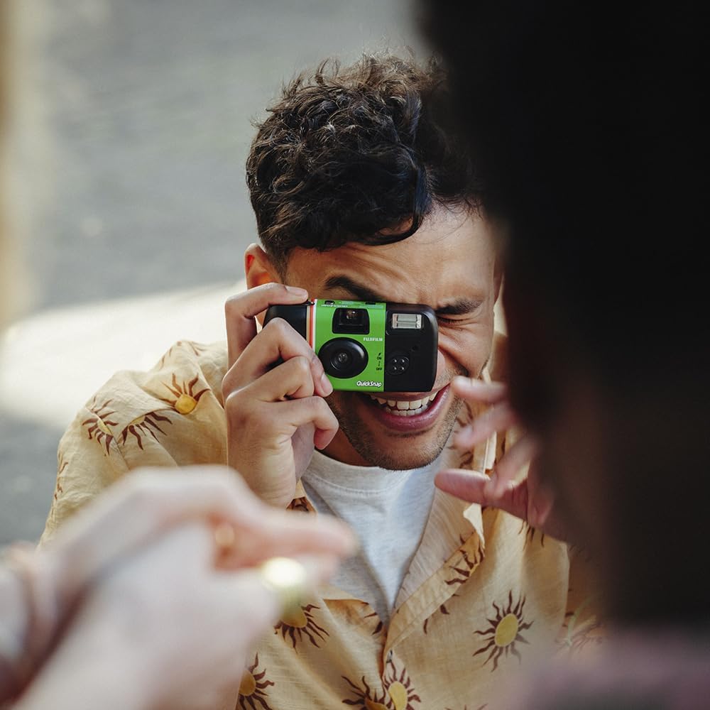 Fujifilm QuickSnap Flash - Einwegkamera (35mm) mit integriertem Blitz, sofort einsatzbereit