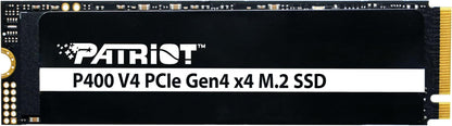 Patriot P400 V4 1TB SSD, NVMe PCIe 4.0, M.2 2280, bis 6000/5000 MB/s, PS5-kompatibel, P400VP1TBM28H