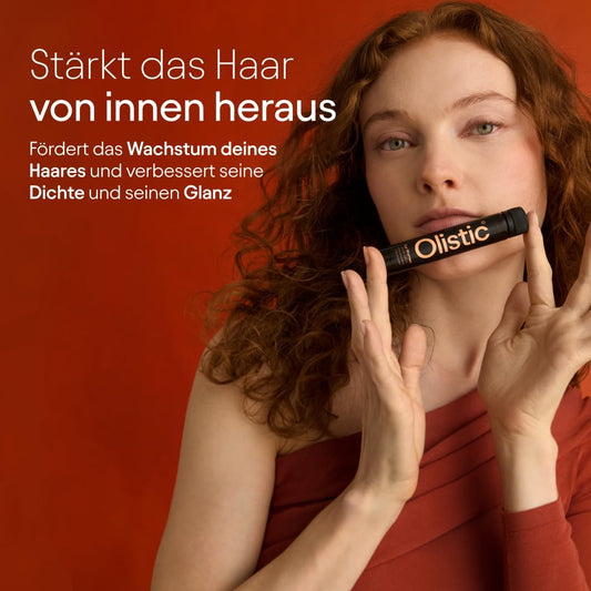 Olistic for WOMEN 19065433, 28 Vials, Haar-Supplement, vegan, über 30 Wirkstoffe inkl. Biotin, wissenschaftlich entwickelt, hergestellt in Europa