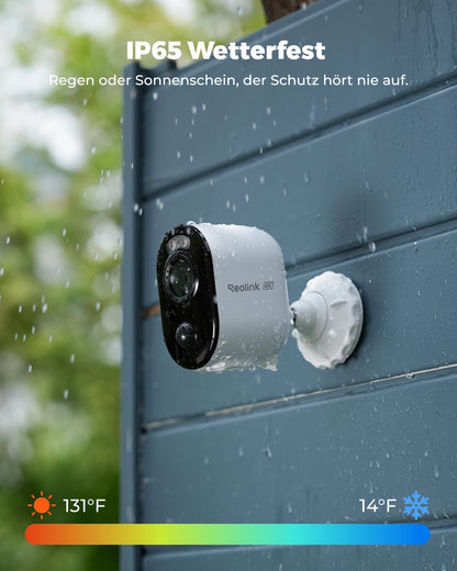 Reolink Argus 3 Ultra 4K 8MP Akku-Überwachungskamera, WLAN, Auto-/Personenerkennung, Farbnachtsicht, Spotlight, PIR, 2-Wege-Audio