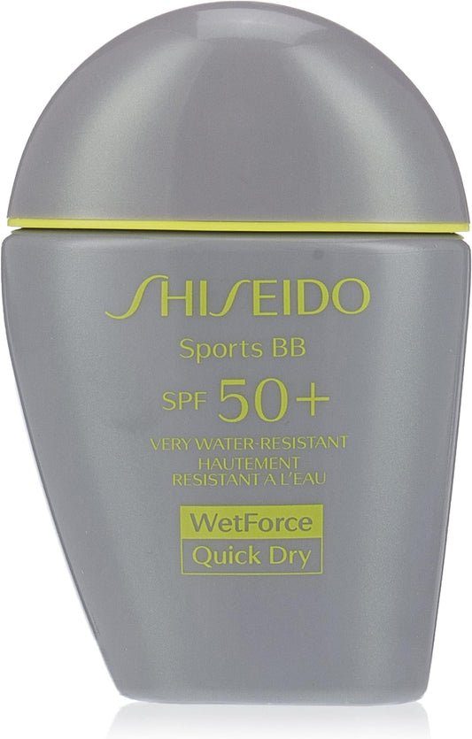 Shiseido Sun Care Sports BB SPF50+ Medium, Sonnenmakeup, 3er Pack, 30ml, wasserfest, hoher UV-Schutz