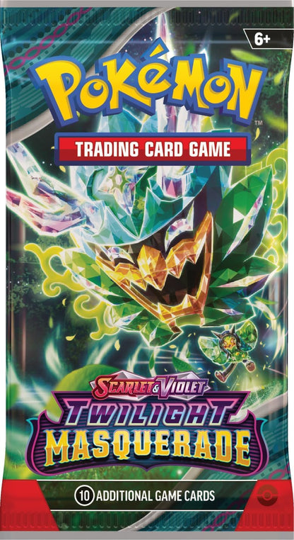 Pokémon TCG 156-80113 Sammelkarten, Scarlet & Violet Twilight Masquerade Booster Display Box, 36 Packs, Englisch