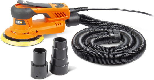 Feider FPO350B Exzenterschleifer, 350W, 150mm, stufenlose Drehzahl, ergonomisch, Staubabsaugung