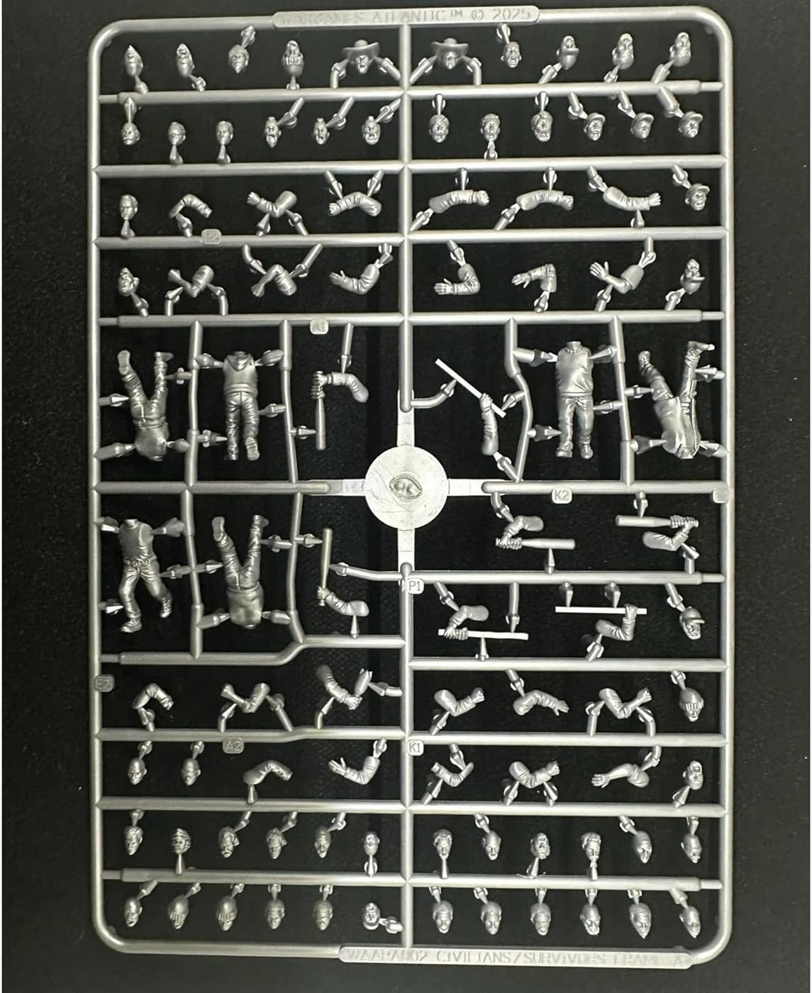 Wargames Atlantic WAAPA002 – Figuren-Set Zivilisten & Überlebende, Männer (Einzelpack), detailreiche Miniaturen