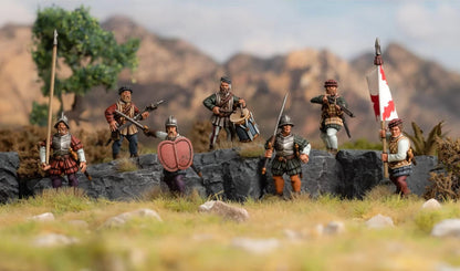 Wargames Atlantic WAARN001, Renaissance Konquistadoren – 24 mehrteilige 28mm Hartplastik-Figuren