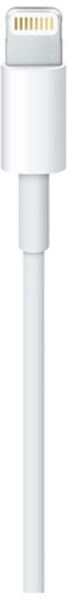 Apple Lightning - USB-A Kabel, 1 m, zum Laden und Synchronisieren von iOS-Geräten, langlebig und flexibel.