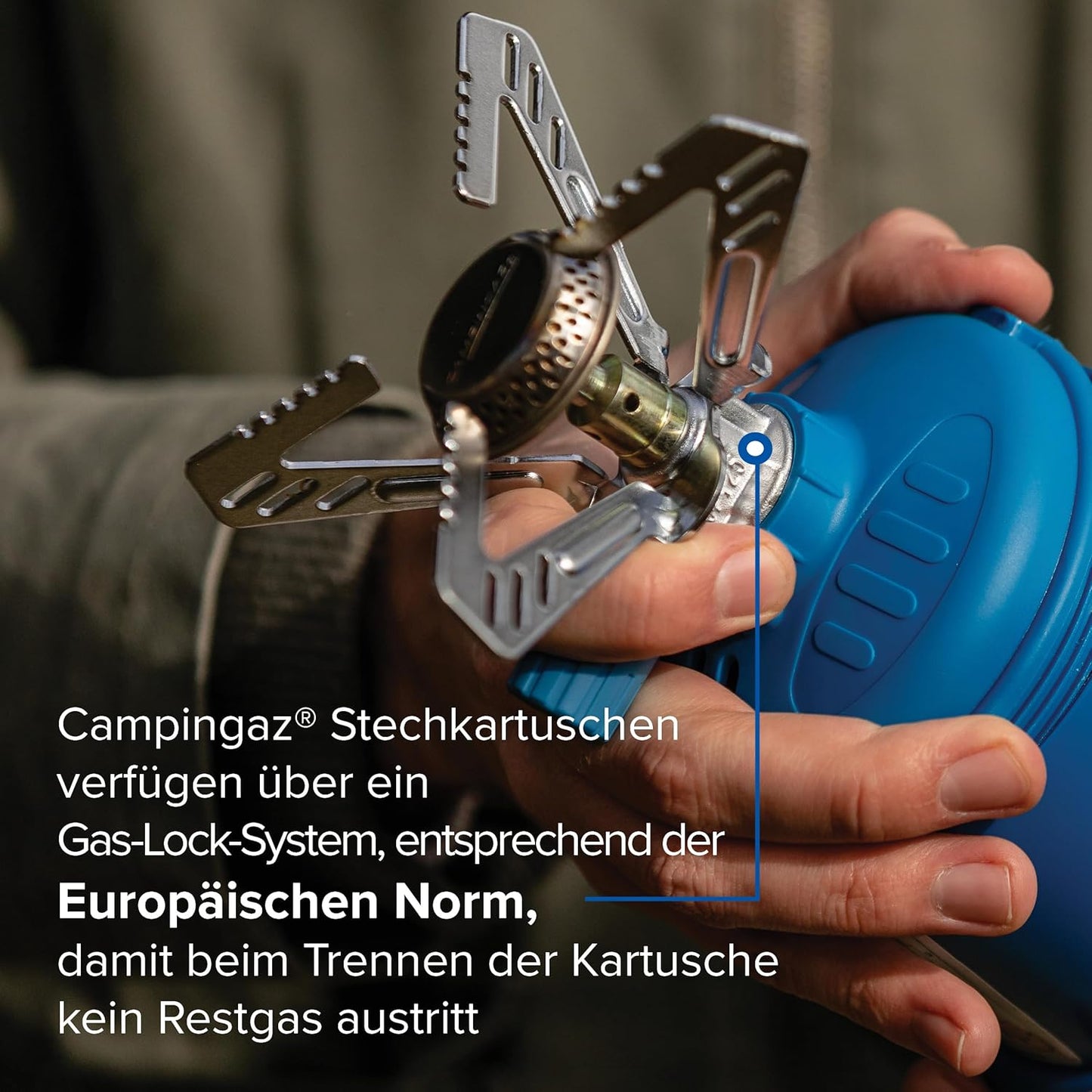 Campingaz 206 S, Gaskocher, 1-flammig, ideal für Camping, Festivals & Wanderungen, kompakt und leicht.