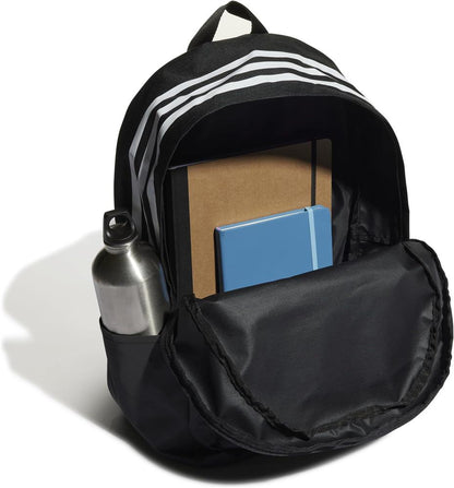 Adidas Classic 3S Rucksack Unisex, sportlicher Tagesrucksack, 3-Streifen-Design, gepolsterte Schultergurte, robust, vielseitig