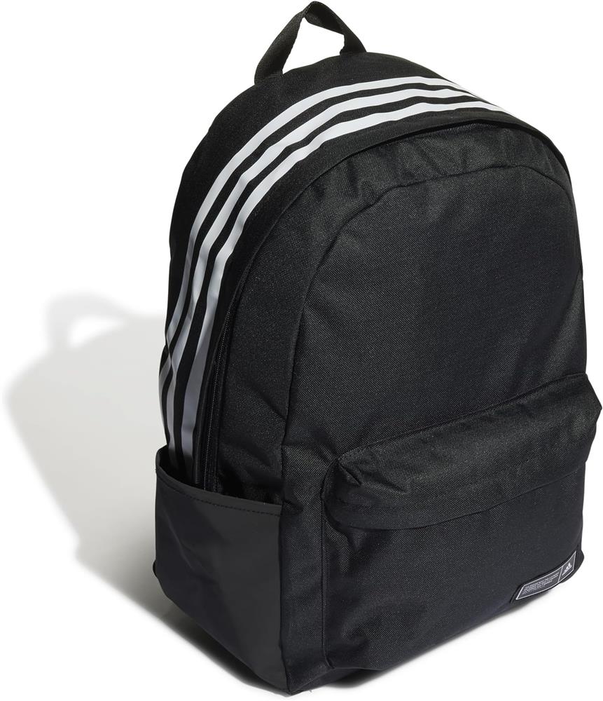 Adidas Classic 3S Rucksack Unisex, sportlicher Tagesrucksack, 3-Streifen-Design, gepolsterte Schultergurte, robust, vielseitig