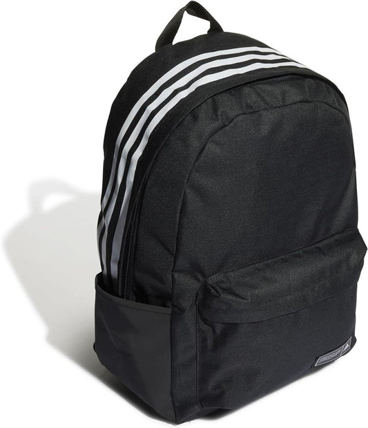 Adidas Classic 3S Rucksack Unisex, sportlicher Tagesrucksack, 3-Streifen-Design, gepolsterte Schultergurte, robust, vielseitig