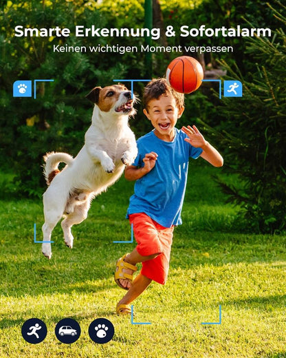 Reolink Argus 3 Ultra 4K 8MP Akku-Überwachungskamera, WLAN, Auto-/Personenerkennung, Farbnachtsicht, Spotlight, PIR, 2-Wege-Audio