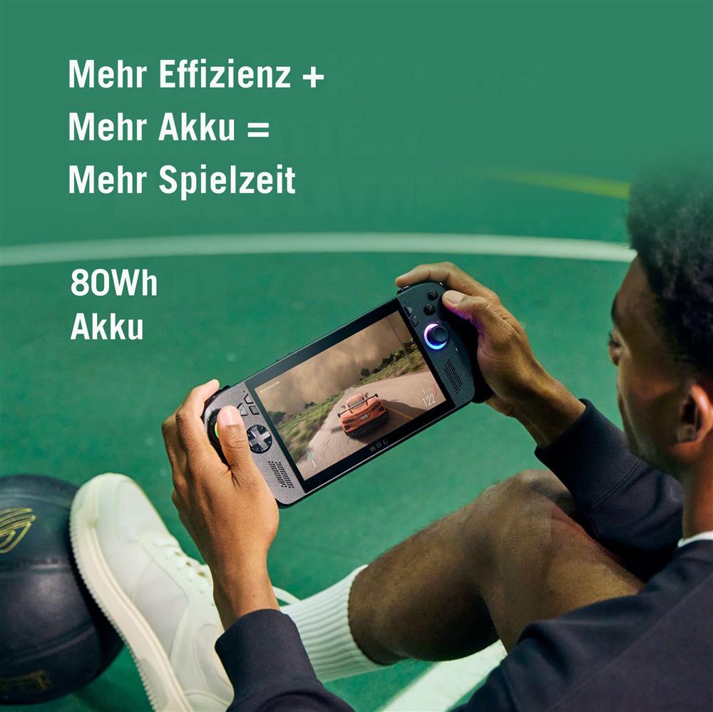 ASUS ROG Ally X RC73XA Gaming-Handheld, 7" FHD 120Hz Touch, Ryzen Z1 Extreme, 24GB RAM, 1TB SSD, Radeon Grafik, Windows 11, Schwarz