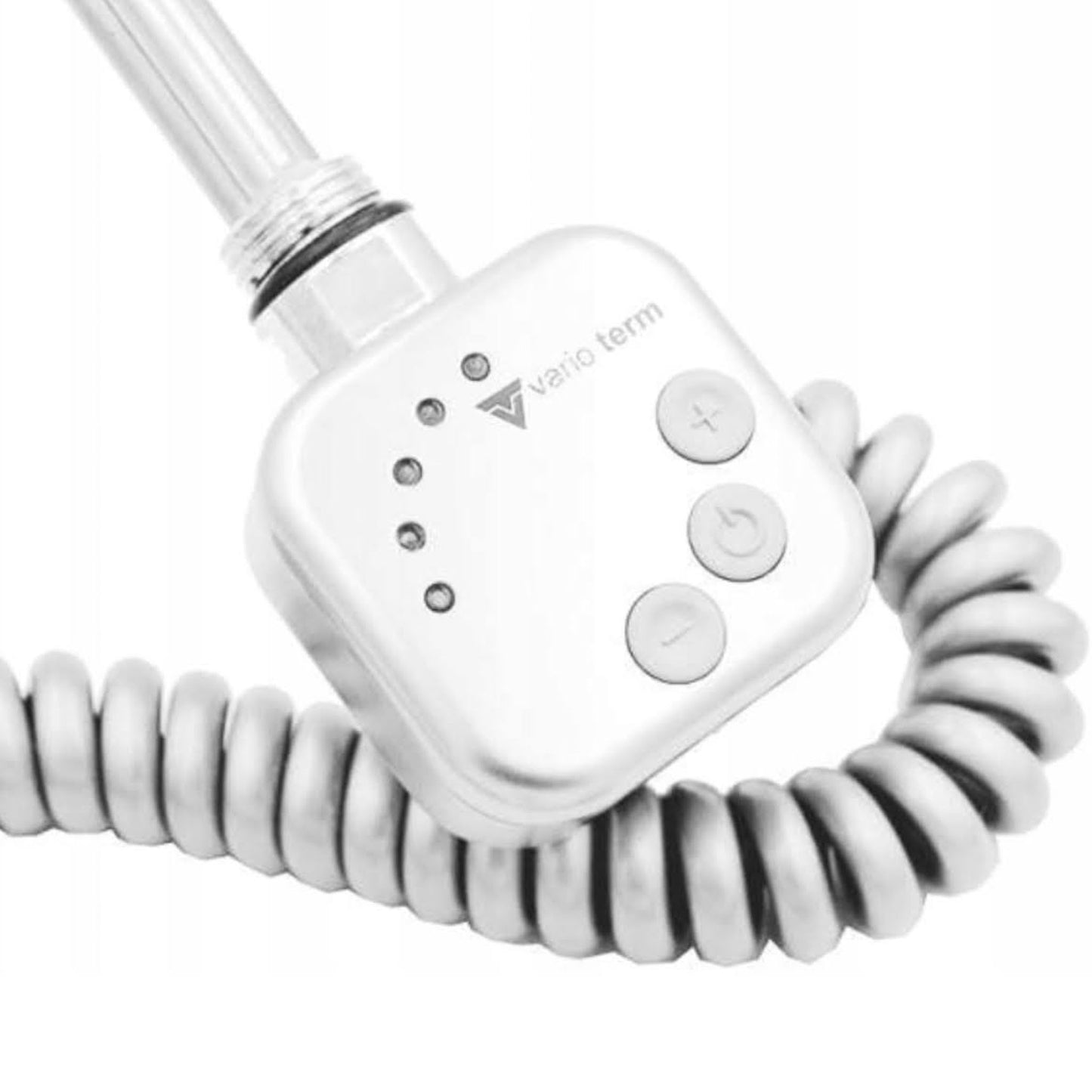 Varioterm GROOVER (GRL-V-GVT300W/06) 300 W (0,3 kW) elektrisches Heizgerät mit Thermostat, weiß