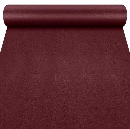 Cahomo 60 x 300 cm Leather Repair Patch Reddish Brown Self-Adhesive for Car Seat Sofa Furniture Jackets