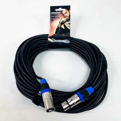 Pro Snake 418730 (TPM CC) Micro-Kabel 20,0 m, tiefblau – schlankes, flexibles Mikrofonkabel