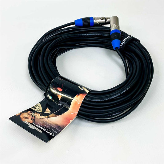 Pro Snake 418730 (TPM CC) Micro-Kabel 20,0 m, tiefblau – schlankes, flexibles Mikrofonkabel