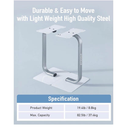 BYZOOM FITNESS, Pure Series, verstellbarer Hantelständer, 5,6kg/12,5lb, kompakt, vielseitig einsetzbar, modernes Design.